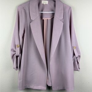 Melloday Women Blazer Pink Color Size Small